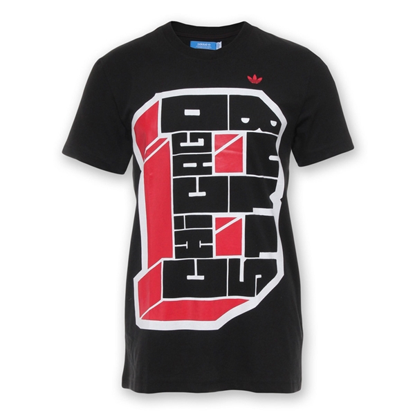Adidas Originals - Chicago Bulls NBA T-shirt - Black