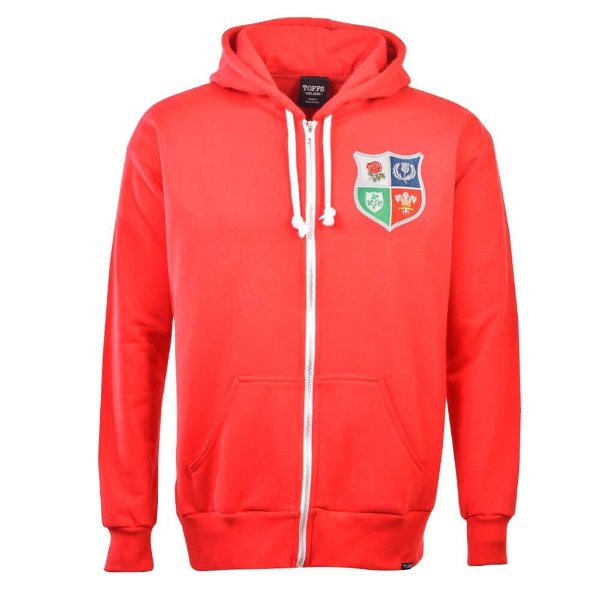 Picture of British & Irish Lions Retro Rugby Zipped Hoodie 1970's