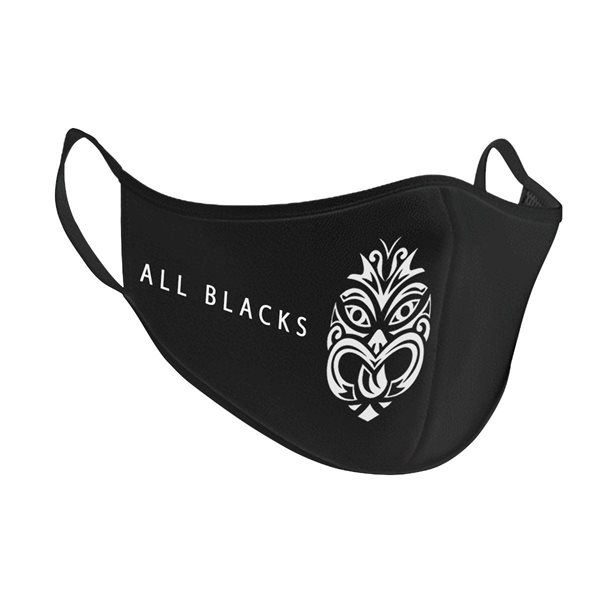 Rugby Vintage - New Zealand Face Mask - Black - Sportus - Where sport ...