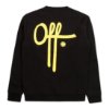 Off The Pitch - Fullstop Sweater - Black/ Yellow