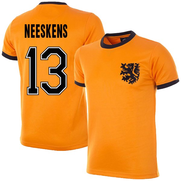 Holland Oranje Retro Shirt WK 1978 + Neeskens 13