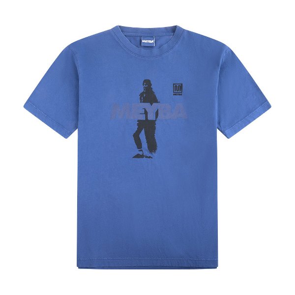 Meyba - Natural Dye Graphic JC T-Shirt - Blue Depths