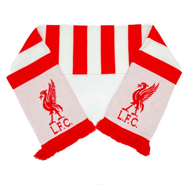 Liverpool Bar Sjaal - Rood/ Wit