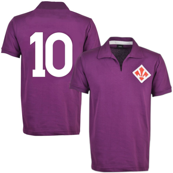 Picture of Fiorentina Retro Football Shirt 1970's + Number 10 (Antognoni)