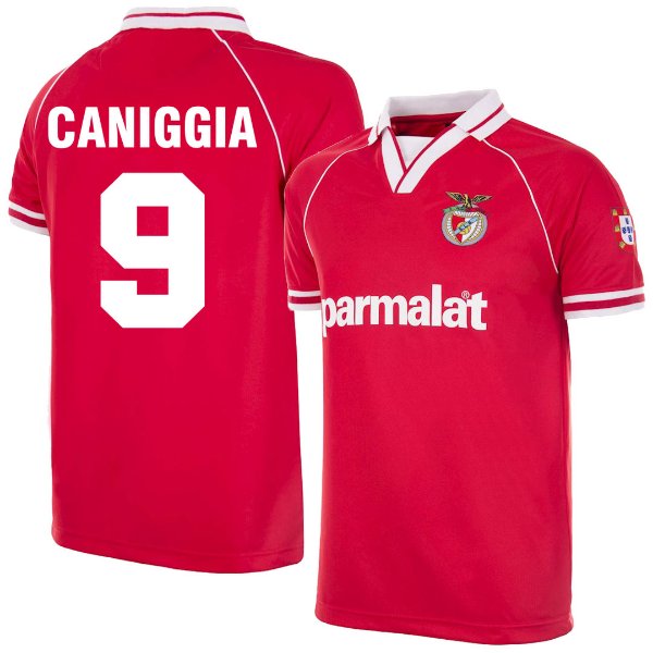 SL Benfica Retro Football Shirt 1994-1995 + Caniggia 9