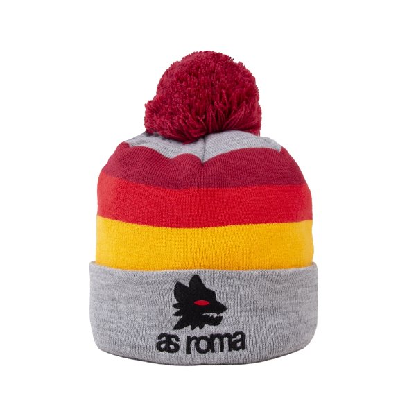 COPA Football - AS Roma Retro Stripes Beanie - Grijs