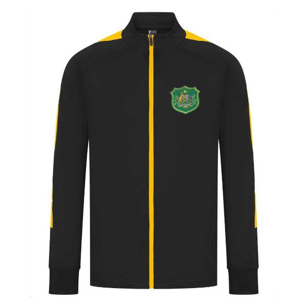 Rugby Vintage - Australia Track Jacket - Black/ Yellow